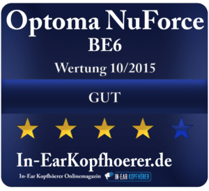 Optoma-NuForce-BE6-Award