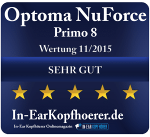 Optoma-NuForce-Primo-8-Award